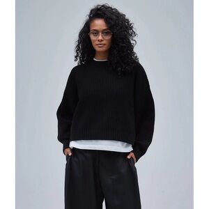 Topanga Knit Sweater in Black